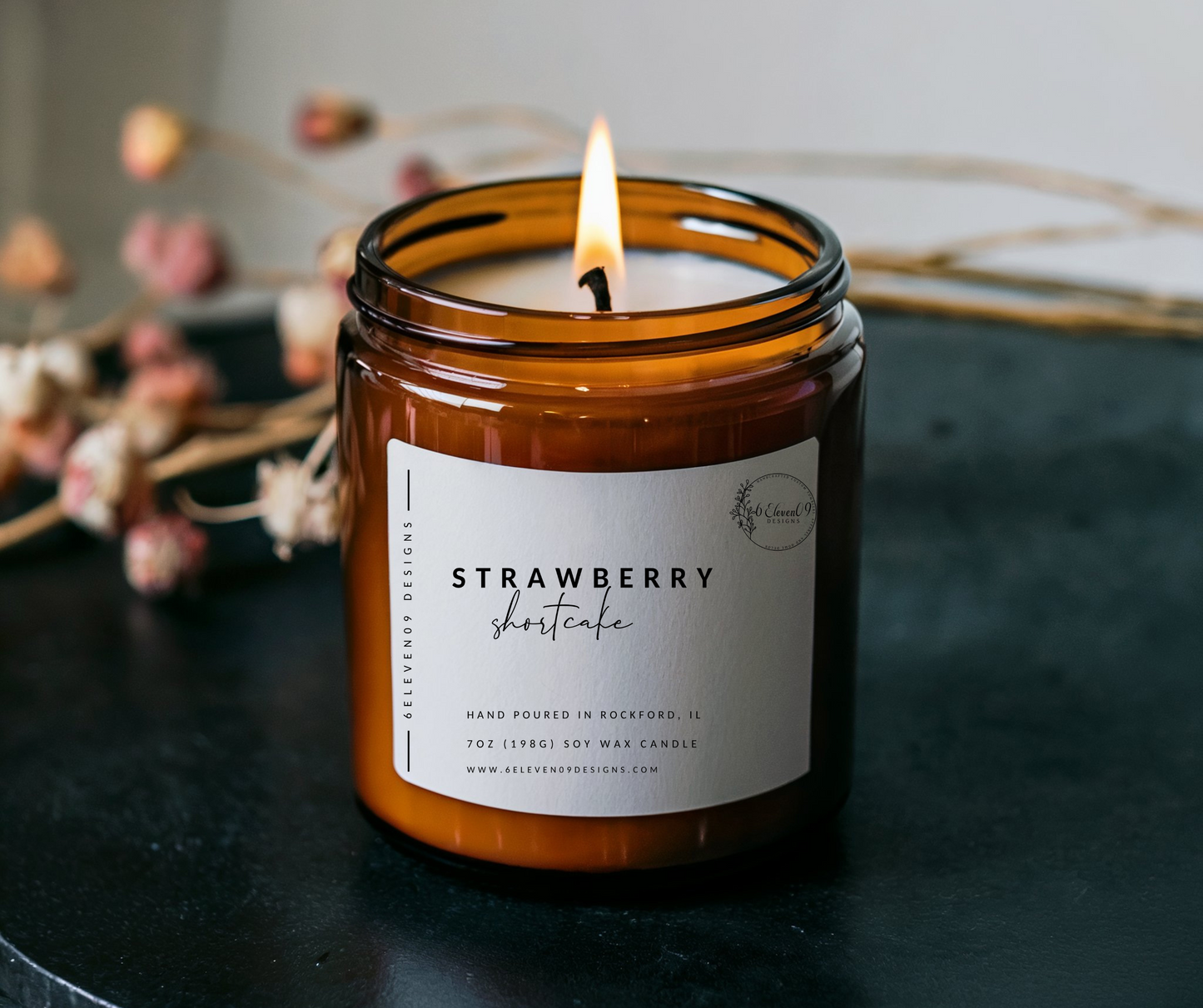 Strawberry Shortcake Scented Candle