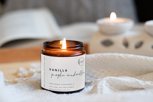 Vanilla Pumpkin Marshmallow Scented Candle