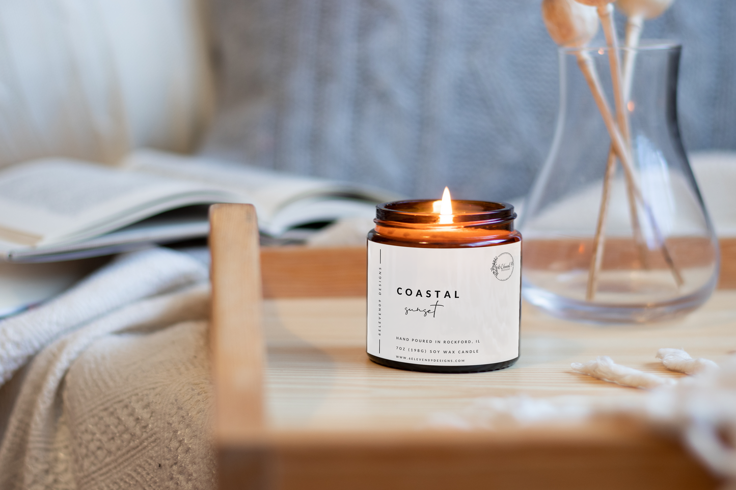 Coastal Sunset Scented Candle