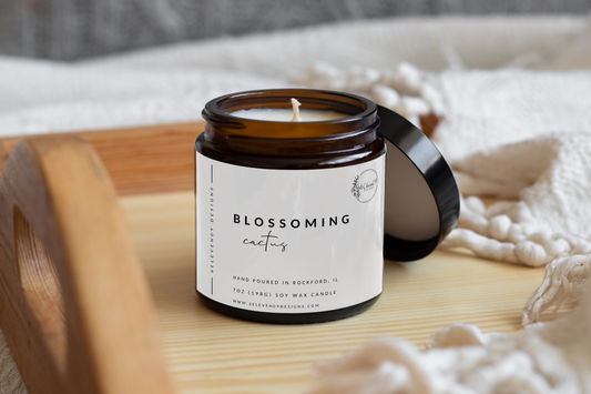 Blossoming Cactus Scented Candle