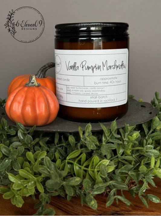 Vanilla Pumpkin Marshmallow Candle